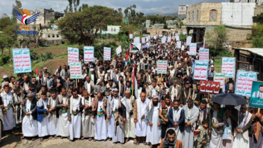 Massive marches in Dhamar entitled “Our battle continues”