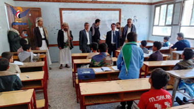  تفقد الدورات الصيفية بمدرسة الشهيد الصماد بمديرية الثورة بأمانة العاصمة