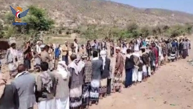 وقفات في التعزية وشرعب الرونة لإعلان النفير ونصرة غزة