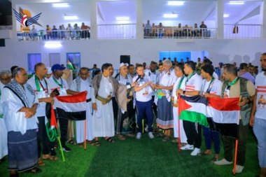 مهرجان تضامني في الحديدة لدعم ومناصرة الشعب والمقاومة الفلسطينية