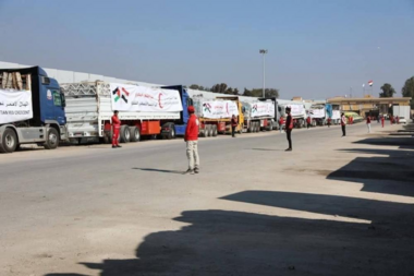 Feindmedien: 9 mit Babynahrung beladene Lastwagen sind heute in den Gazastreifen eingefahren