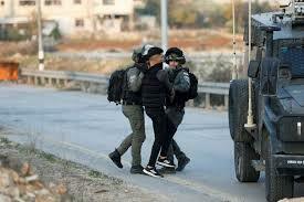 Enemy forces arrest 27 Palestinians in West Bank