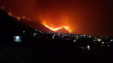 اندلاع حرائق بمناطق عدة في الجبل الأخضر شرقي ليبيا