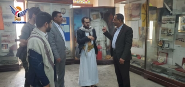 Director of Moral Guidance at Ministry of Interior visits Military Museum in Sana'a