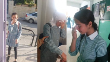 Palestinian students suffocate in Al-Khader town