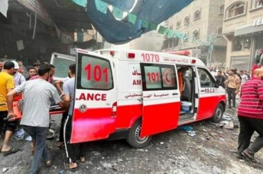 Roter Halbmond: Der Feind zielt weiterhin auf das Al-Amal-Krankenhaus und die Gefahr bedroht das Leben der darin befindlichen Menschen