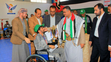  Promised victory shooting champ. for disabled veterans concludes in Sana'a