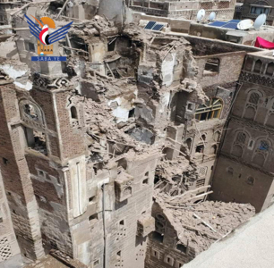 تهدم خمسة منازل وتضرر أكثر من 40 في صنعاء القديمة جراء الأمطار