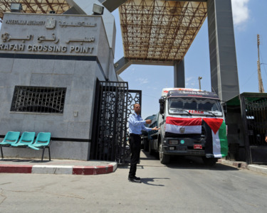 UN: Enemy authorities blocked more than half of aid from reaching northern Gaza last month