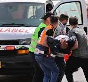 Verletzung eines palästinensischen Kindes durch die Schüsse des zionistischen Feindes östlich von Nablus