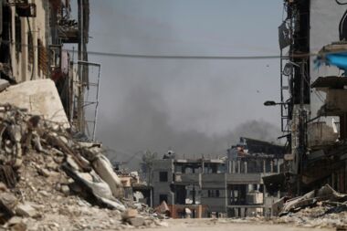 25 martyrs by Zionist enemy bombed two schools in Gaza