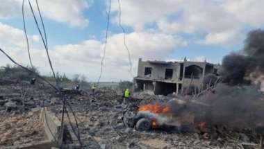 Three members Lebanese Civil Defense killed by enemy raid on firefighting vehicle in Froun​ town