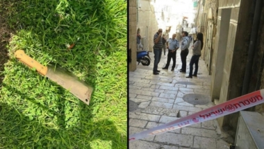 Un palestino resultó herido en una operación heroica que tuvo como resultado tres colonos heridos en un ataque con arma blanca en la Jerusalén ocupada.