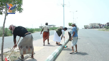 Reinigungskampagne im Bezirk Mansouriya in Hodeidah