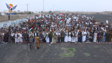Mass marches in Taiz “There no pride without victory for Gaza”