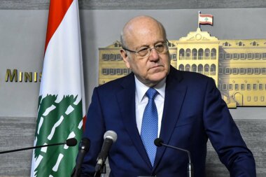 Mikati: El número de personas desplazadas como consecuencia del bombardeo sionista puede llegar al millón