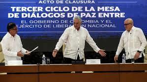 اتفاق وقف موقت لإطلاق النار بين الحكومة الكولومبية ومتمردي 