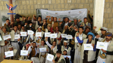 إختتام دورة فرسان التنمية في مديرية خولان بمحافظة صنعاء