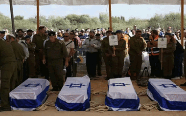 Four Zionist soldiers killed in ambush north of Gaza