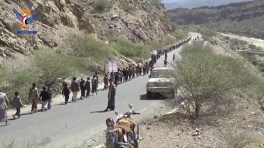 March for graduates of military courses in Hajjah