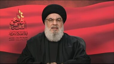 Sayyed Nasrallah: Yemen blocks Eilat Port, Occupation faces economic strain, military setbacks