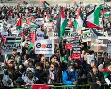 Demonstrationen in mehreren US-amerikanischen Städten protestieren gegen Pläne zur Vertreibung der Palästinenser aus dem Gazastreifen