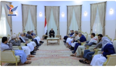 رئیس‌جمهور المشاط با کمیته تحقیق در مورد حادثه غم انگیز ازدحام و تدافع در صنعا دیدار می کند