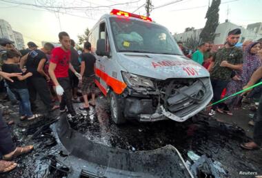 وحدة الاسعاف بغزة: العدو دمر جميع مركبات الخدمات الطبية