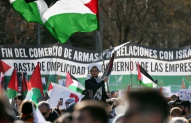 Manifestaciones en ciudades y capitales internacionales denunciando la agresión a la Franja de Gaza
