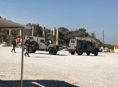 20 palestinos asfixiados en Sebastia