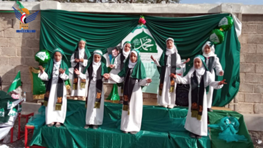 فعالية نسائية في همدان بمحافظة صنعاء بذكرى المولد النبوي