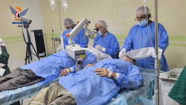 إجراء 279 عملية في مخيم العيون بمستشفى رداع المركزي في البيضاء