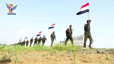 March for graduates general mobilization courses 5th stage in Hodeida