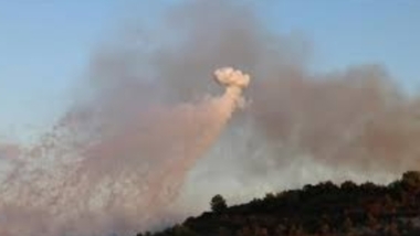 Missile strikes from Lebanon injure four settlers, cause fires in Safed