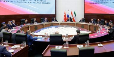 Los ministros de Defensa de Siria, Rusia, Irán y Turquía discuten la retirada de las fuerzas turcas del territorio sirio
