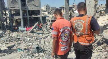 Gaza Civil Defense: We found charred bodies, houses completely burned in industrial area, Tal Al-Hawa