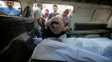 12 شهيدا فلسطينيا في قصف العدو الإسرائيلي عدة مناطق في خان يونس