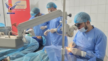 151 operations were performed in Eyes camp in Al-Udayn branch district in Ibb