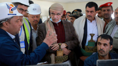 Economy Minister & Cement Corporation President inaugurate first production line rehabilitation at Amran Cement Factory
