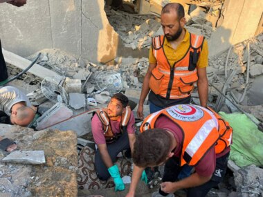 Three civil defense cadres killed in Gaza by Zionist shelling