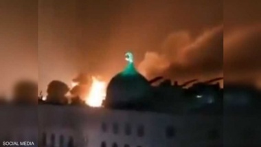 Israelischer Luftangriff auf ländliche Gegend in Hama, Syrien