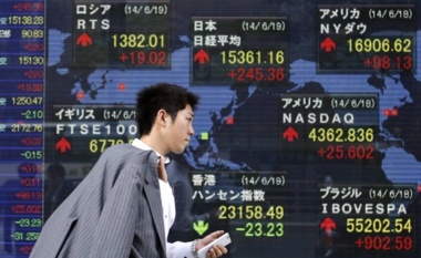 Japanese stock indices rise in morning trading session at Tokyo Stock Exchange