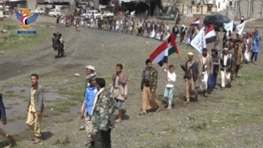 March for graduates of military courses in Bani Matar District