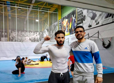 انسحاب مصارع يمني من بطولة فرنسا لتواجد لاعب الكيان الصهيوني