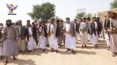 Muhammad Ali Al-Houthi leitet eine Stammesversöhnung beendete einen Mordfall in Saada 
