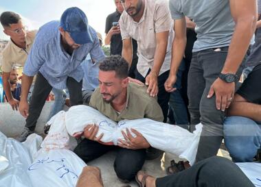 At least 71 Palestinians martyred in Zionist attack on Khan Younis