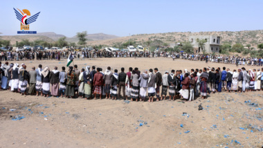 Protest in number of Taiz districts congratulate security achievement 