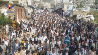 Mass marches in Hajjah “There no pride without victory for Gaza”