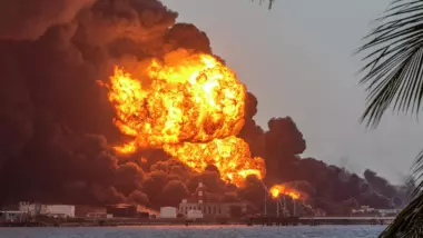 Fire broke out inside oil warehouse in Rostov Oblast result Ukrainian drone attack