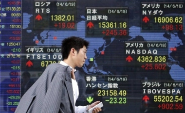 Japanese stock indices rise in today's morning trading session on Tokyo Stock Exchange